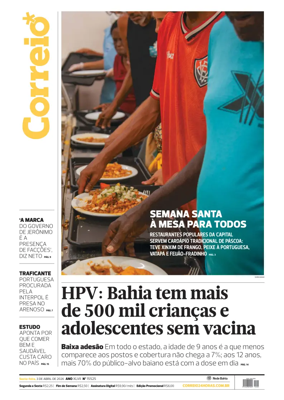 Cover of Correio da Bahia