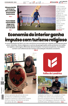 Cover of Folha de Londrina