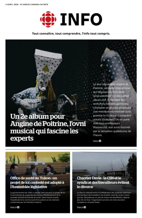 Cover of Radio-Canada Info