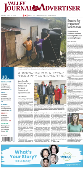 Cover of Valley Journal Advertiser