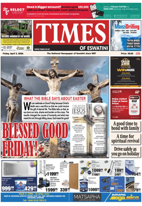 Cover of Times of Eswatini