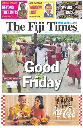 Cover of The Fiji Times