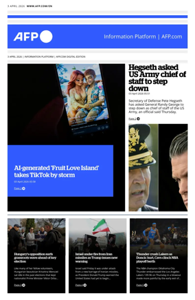 Cover of AFP English