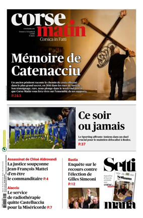 Cover of Corse Matin