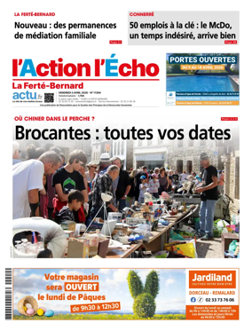 Cover of l'Action l'Echo (La Ferte-Bernard)