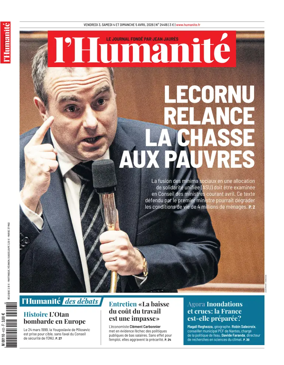 Cover of L'HUMANITE