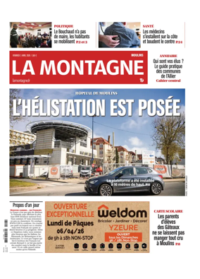 Cover of La Montagne (Moulins)