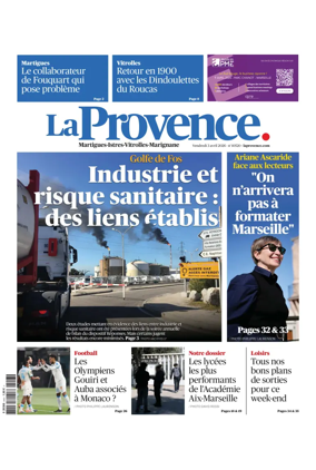 Cover of La Provence Martigues-Istres-Vitrolles-Marignane