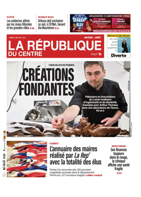 Cover of La Republique du Centre (Orleans - Loiret))