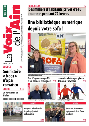 Cover of La Voix de l’Ain Belley