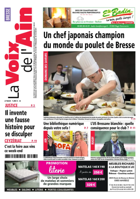 Cover of La Voix de l’Ain Bresse