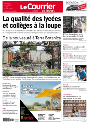 Cover of Le Courrier de l’Ouest (Angers)