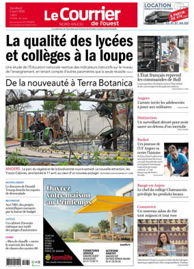 Cover of Le Courrier de l’Ouest (Nord Anjou)
