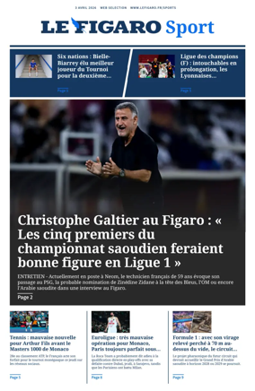 Cover of Le Figaro Sport