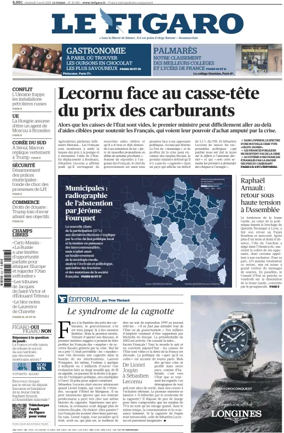 Cover of Le Figaro