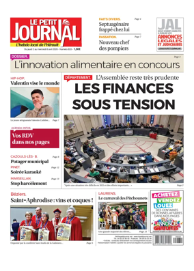 Cover of Le Petit Journal - L'hebdo local de l'Herault