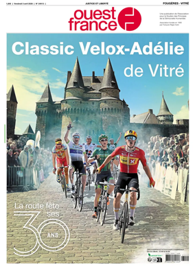 Cover of Ouest-France (Fougeres Vitre)