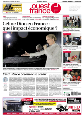 Cover of Ouest-France (Lannion / Paimpol / Guingamp)