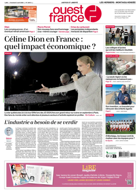 Cover of Ouest France (Les Herbiers / Montaigu)