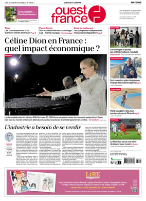 Cover of Ouest France (Mayenne)