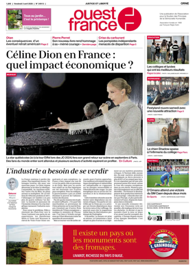 Cover of Ouest France (Orne)