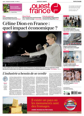 Cover of Ouest France (Pays d'Auge)