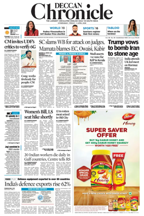 Cover of Deccan Chronicle