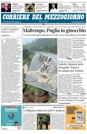 Cover of Corriere del Mezzogiorno (Puglia)