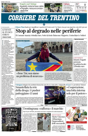 Cover of Corriere del Trentino
