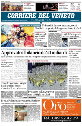 Cover of Corriere del Veneto (Padova e Rovigo)
