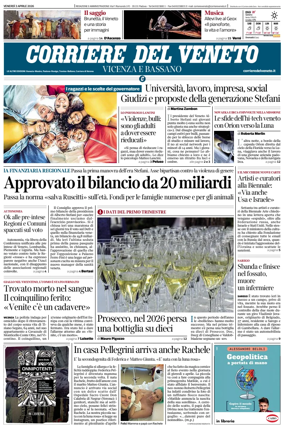 Cover of Corriere del Veneto (Vicenza e Bassano)