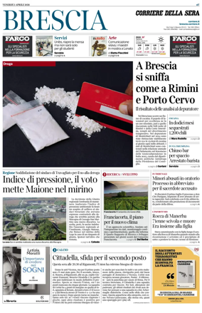 Cover of Corriere della Sera (Brescia)