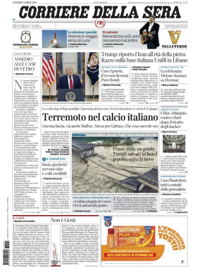 Cover of Corriere della Sera