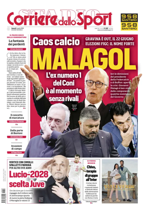 Cover of Corriere dello Sport