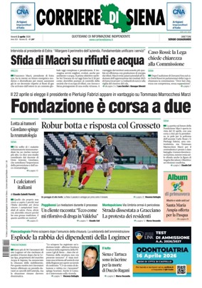 Cover of Corriere di Siena