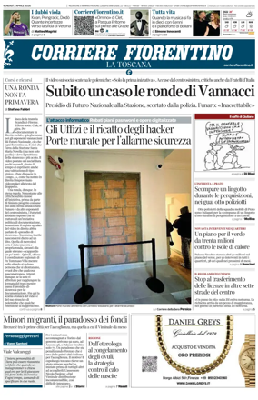 Cover of Corriere Fiorentino