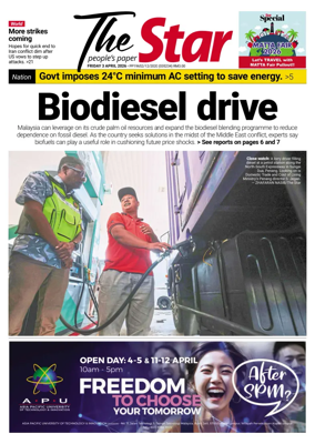 Cover of The Star Malaysia