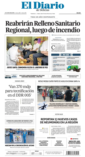 Cover of El Diario de Delicias