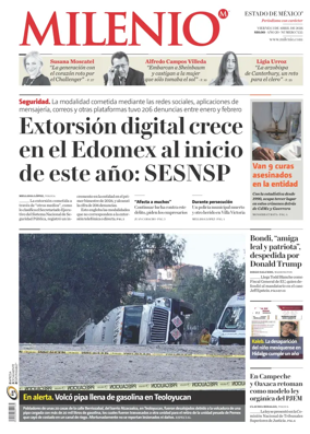 Cover of Milenio Edo de Mexico