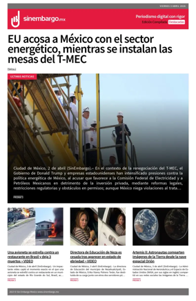 Cover of Sin Embargo destacadas