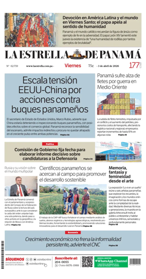 Cover of La Estrella de Panama