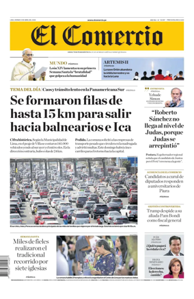 Cover of Diario El Comercio