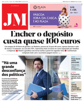 Cover of Jornal Madeira