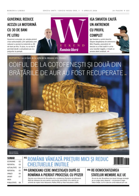 Cover of Romania Libera - Friday Edition
