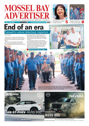 Cover of Mossel Bay Advertiser