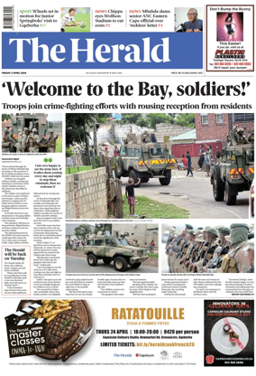 Cover of The Herald (South Africa)