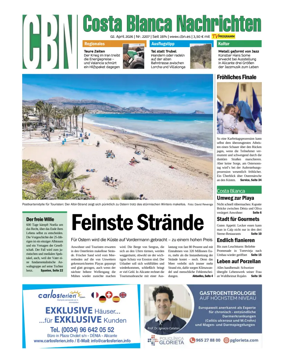 Cover of Costa Blanca Nachrichten