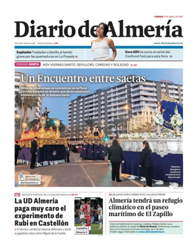 Cover of Diario de Almeria