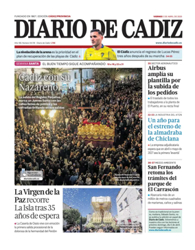 Cover of Diario de Cadiz