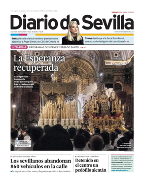 Cover of Diario de Sevilla